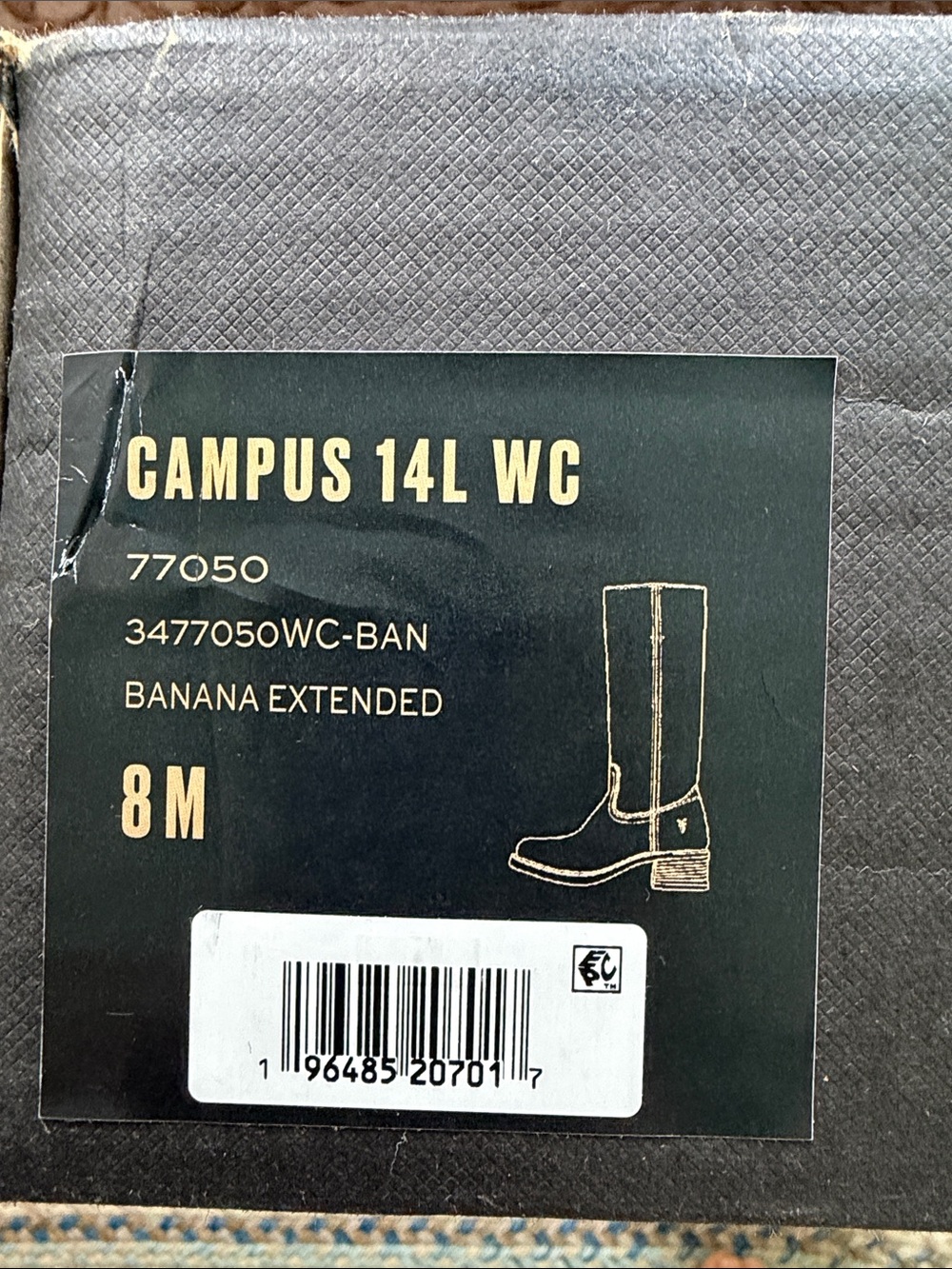 Free People x Frye Campus 14L Boots Size 8 Wide Calf NIB - Picture 6 of 16